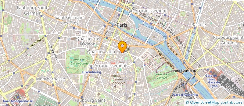 localisation de l'entreprise COPR 26 RUE DE LA MONTAGNE SAINTE GENEVIEVE  PARIS