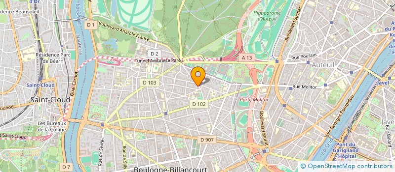 localisation de l'entreprise COPR 26 RUE DENFERT ROCHEREAU 92100 BOULOGNE à BOULOGNE-BILLANCOURT