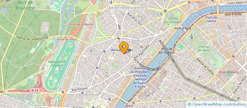 localisation de l'entreprise COPR 26 RUE DES MARRONIERS 75016 PARIS  PARIS