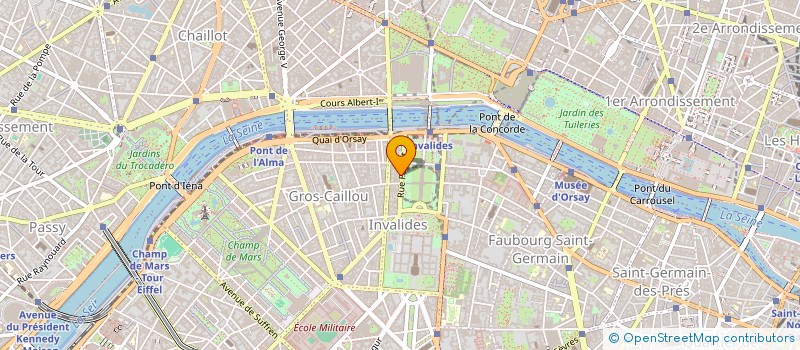 localisation de l'entreprise COPR 26 RUE FABERT 75007 PARIS  PARIS