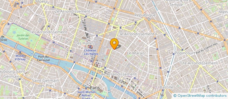 localisation de l'entreprise COPR 26 RUE RAMBUTEAU 75003 PARIS  PARIS
