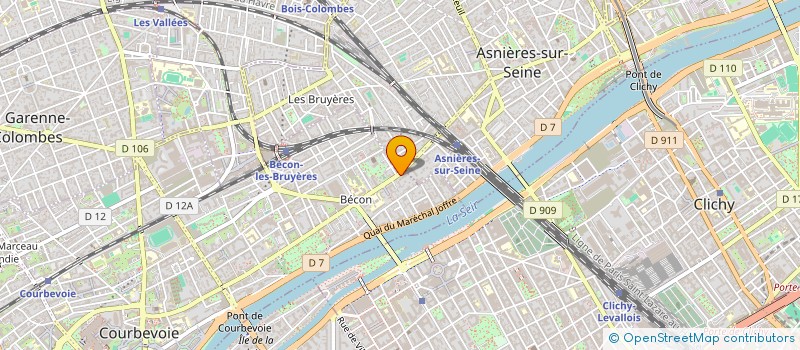 localisation de l'entreprise COPR 266 BD SAINT DENIS 92400 COURBEVOIE à COURBEVOIE
