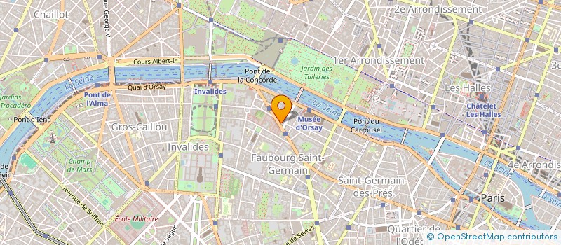 localisation de l'entreprise COPR 266 BOULEVARD SAINT GERMAIN 75007 PARIS  PARIS