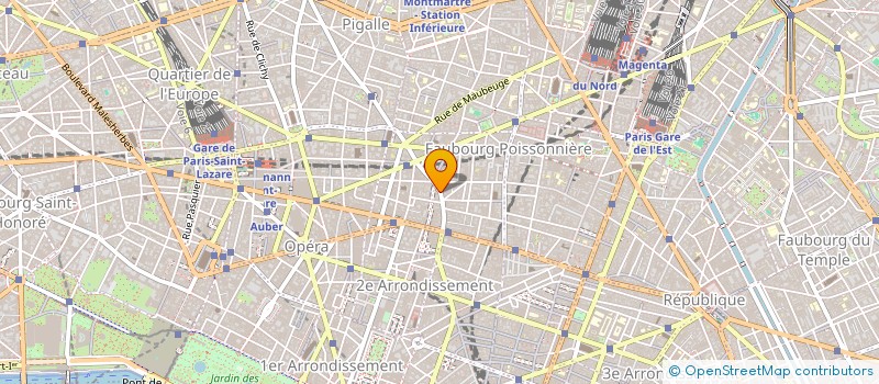 localisation de l'entreprise COPR 27 R FBG MONTMARTRE 75009 PARIS  PARIS