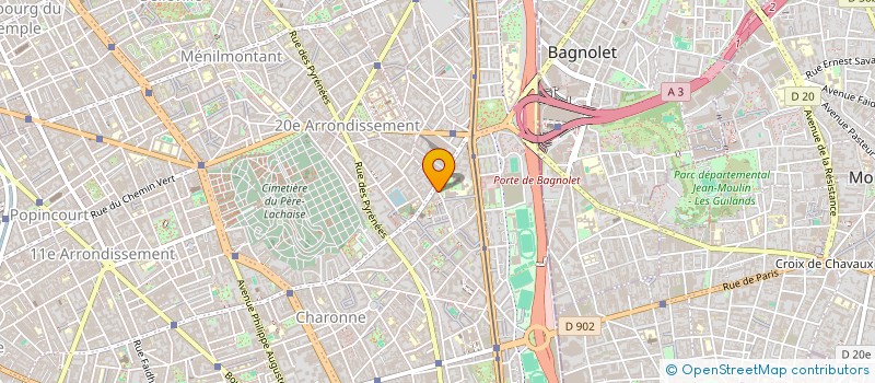 localisation de l'entreprise COPR 27 RUE DES BALKANS 75020 PARIS  PARIS