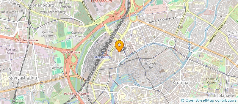 localisation de l'entreprise COPR 27 RUE KAGENECK à STRASBOURG