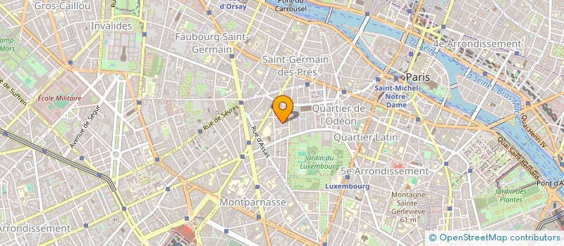localisation de l'entreprise COPR 27 RUE MADAME 75006 PARIS REP PAR  PARIS