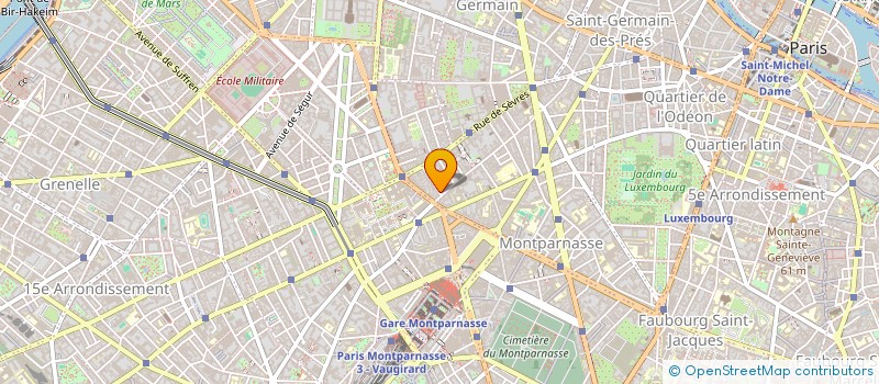 localisation de l'entreprise COPR 27 RUE MAYET PARIS 06  PARIS