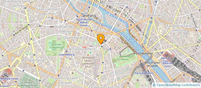 localisation de l'entreprise COPR 27 RUE MONGE PARIS 05  PARIS