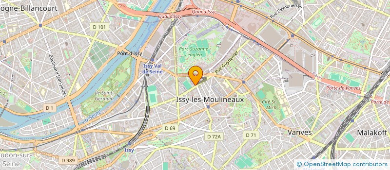 localisation de l'entreprise COPR 28 30 R FELIX EBOUE RES LE COLISEE 92 ISSY LES MOULINEAUX à ISSY-LES-MOULINEAUX