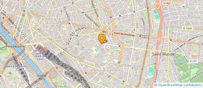 localisation de l'entreprise COPR 28-30 RUE DE PICPUS 75012 PARIS  PARIS