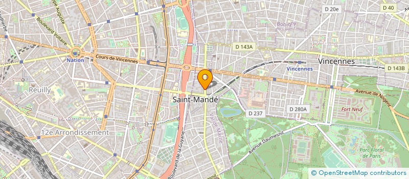 localisation de l'entreprise COPR 28 AV DU GENERAL DE GAULLE 94160 SAINT MANDE à SAINT-MANDE