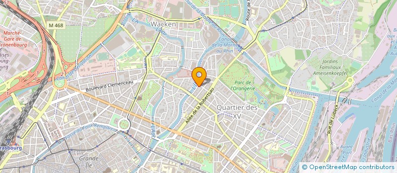 localisation de l'entreprise COPR 28 Q ROUGET DE L ISLE à STRASBOURG