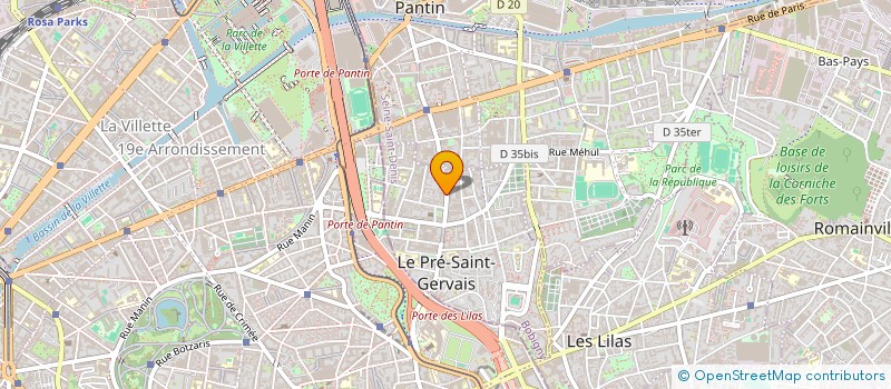 localisation de l'entreprise COPR 28 RUE ANDRE JOINEAU 93319 LE PRE SAINT GERVAIS à LE PRE-SAINT-GERVAIS