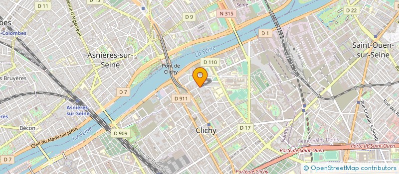 localisation de l'entreprise COPR 28 RUE GABRIEL PERI 92110 CLICHY  CLICHY