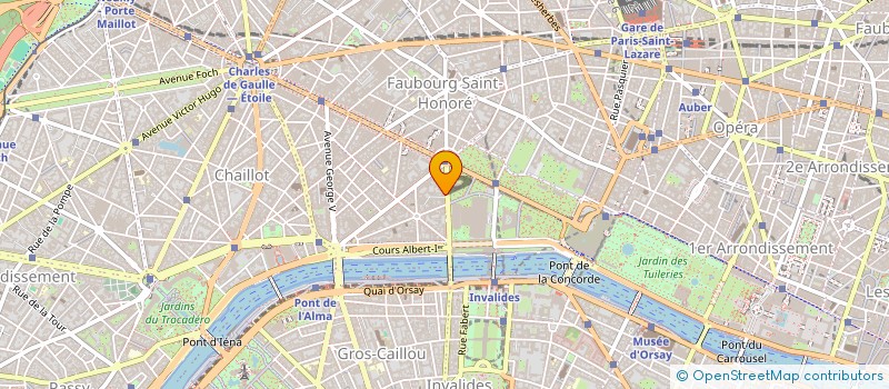 localisation de l'entreprise COPR 29 AV FRANKLIN ROOSEVELT 75008 PARIS  PARIS