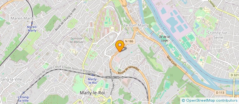 localisation de l'entreprise COPR 29 RTE DE VERSAILLES 78 LE PORT MARLY REP PAR à LE PORT-MARLY