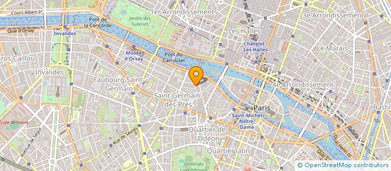 localisation de l'entreprise COPR 29 RUE DE SEINE 75006 PARIS  PARIS