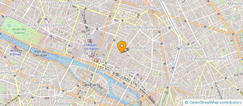 localisation de l'entreprise COPR 29 RUE DES BLANCS MANTEAUX 75004 PARIS  PARIS