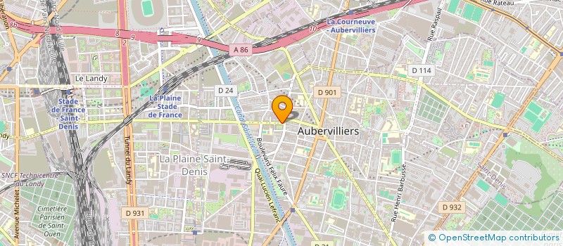 localisation de l'entreprise COPR 3-7 RUE LANDY 93300 AUBERVILLIERS  AUBERVILLIERS