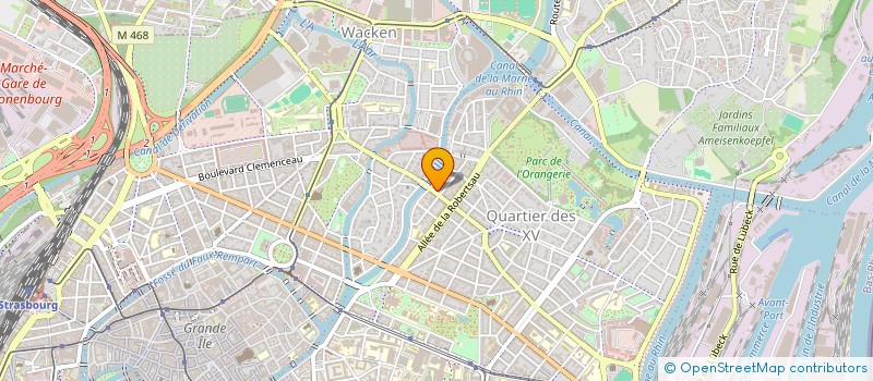 localisation de l'entreprise COPR 3 BD DE LA DORDOGNE à STRASBOURG