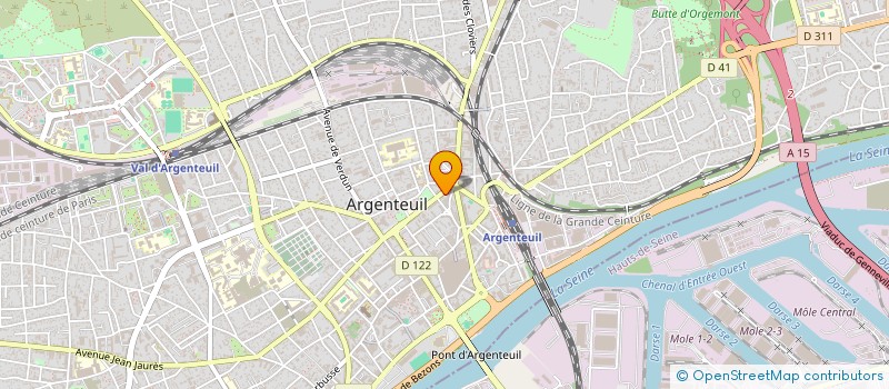 localisation de l'entreprise COPR 3 BD LEON FEIX  ARGENTEUIL