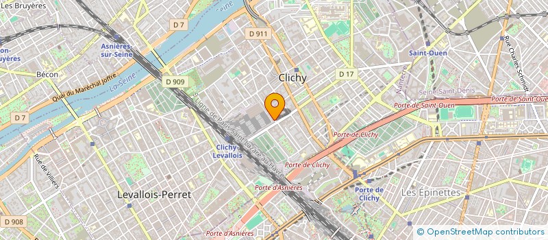 localisation de l'entreprise COPR 3 BIS RUE CASTERES 92110 CLICHY à CLICHY
