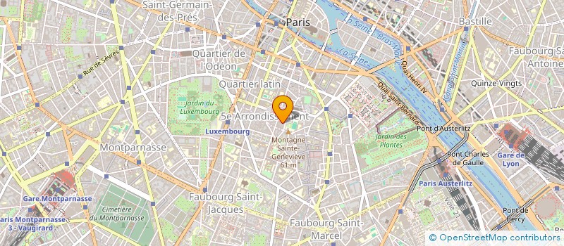 localisation de l'entreprise COPR 3 PL DU PANTHEON 75005 PARIS  PARIS