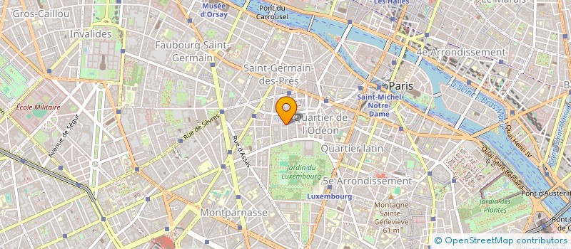 localisation de l'entreprise COPR 3 PL ST SULPICE 75006 PARIS  PARIS