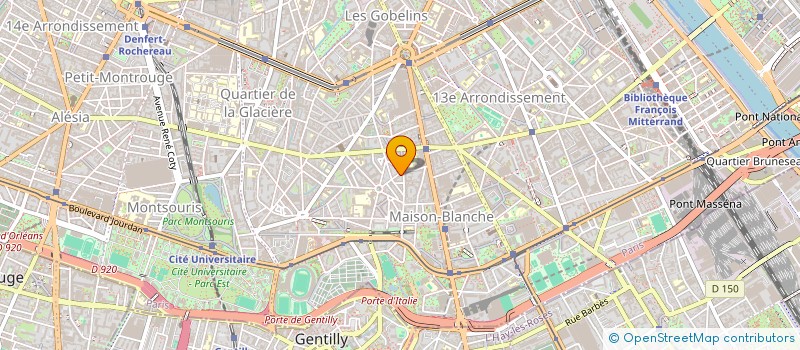 localisation de l'entreprise COPR 3 R HENRI PAPE 75013 PARIS  PARIS