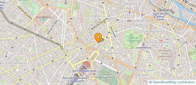 localisation de l'entreprise COPR 3 R  LITTRE 75006 PARIS  PARIS