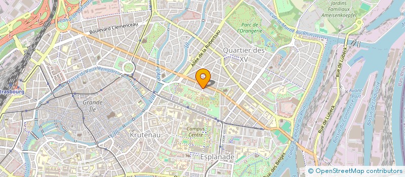 localisation de l'entreprise COPR 3 R WIMPHELING à STRASBOURG