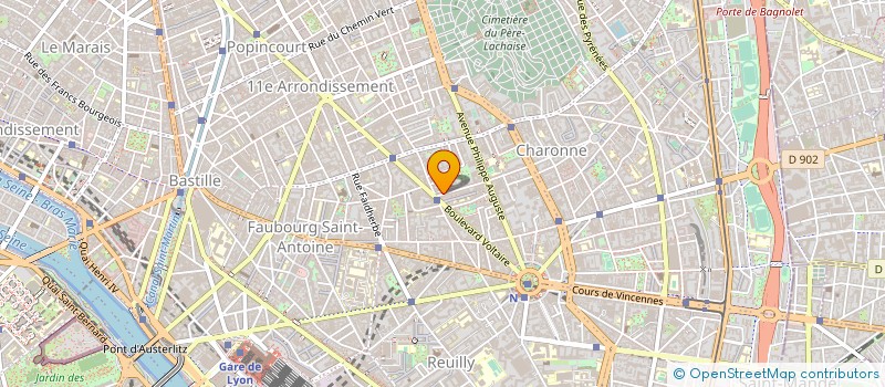 localisation de l'entreprise COPR 3 RUE ALEXANDRE DUMAS 75011 PARIS  PARIS