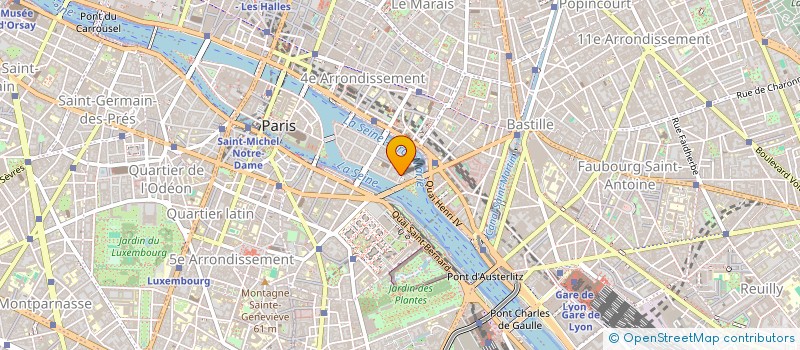 localisation de l'entreprise COPR 3 RUE BRETONVILLIERS  PARIS