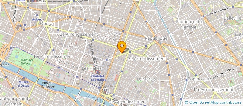 localisation de l'entreprise COPR 3 RUE CUNIN GRIDAINE 75003 PARIS  PARIS