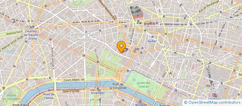 localisation de l'entreprise COPR 3 RUE D ANJOU 75008 PARIS  PARIS