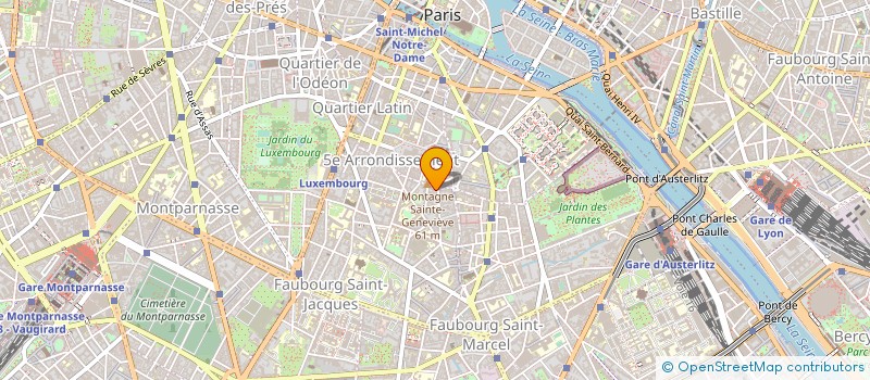 localisation de l'entreprise COPR 3 RUE DE L ESTRAPADE 75005 PARIS  PARIS