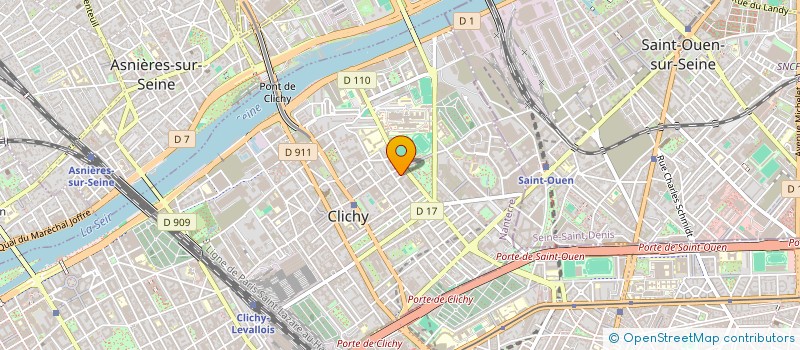 localisation de l'entreprise COPR 3 RUE GEORGES COURTELINE 92110 CLICHY à CLICHY
