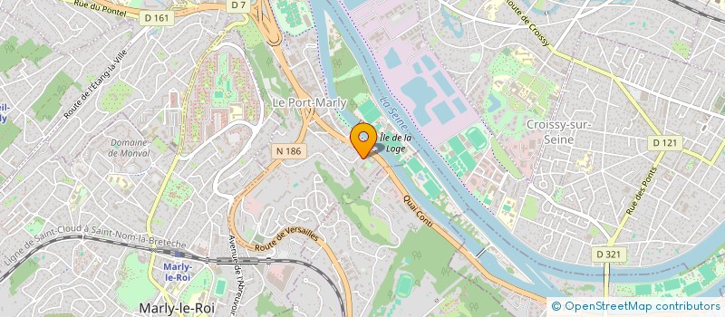 localisation de l'entreprise COPR 3 RUE JACQUES II  LE PORT-MARLY