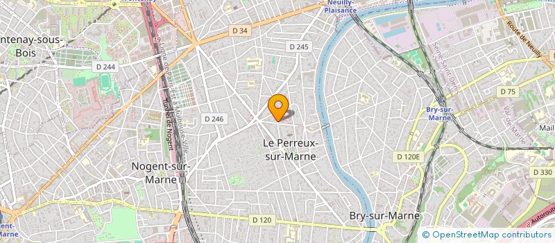 localisation de l'entreprise COPR 30 32 RUE DES FRATELLINI 94 LE PERREUX SUR MARNE  LE PERREUX-SUR-MARNE