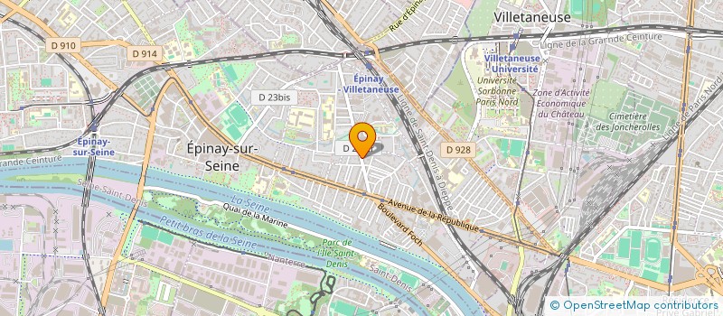 localisation de l'entreprise COPR 30 AV DE LA MARNE 93800 EPINAY SUR SEINE à EPINAY-SUR-SEINE