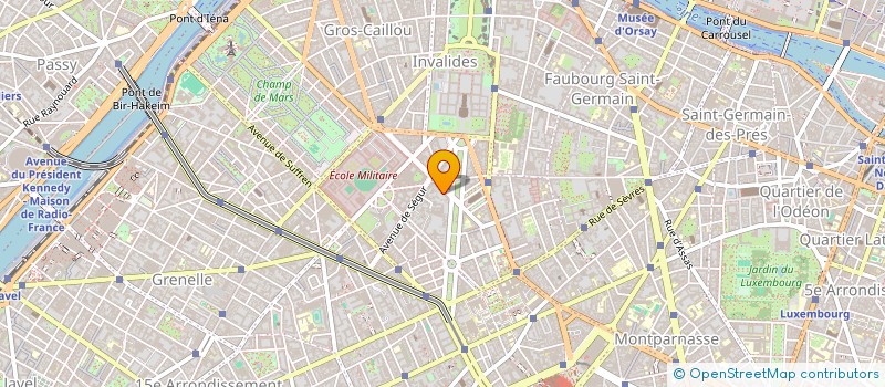 localisation de l'entreprise COPR 30 AV DUQUESNE  PARIS