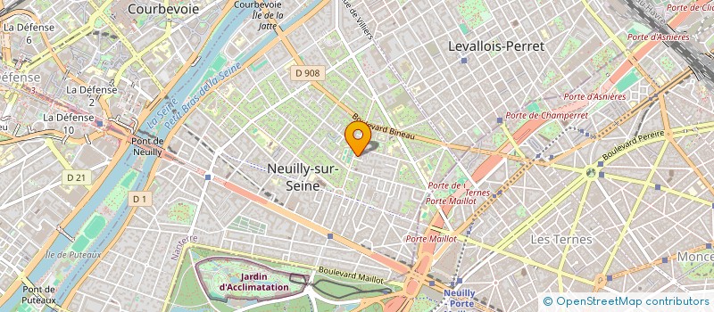 localisation de l'entreprise COPR 30 BD D INKERMANN 92200 NEUILLY SUR SEINE à NEUILLY-SUR-SEINE