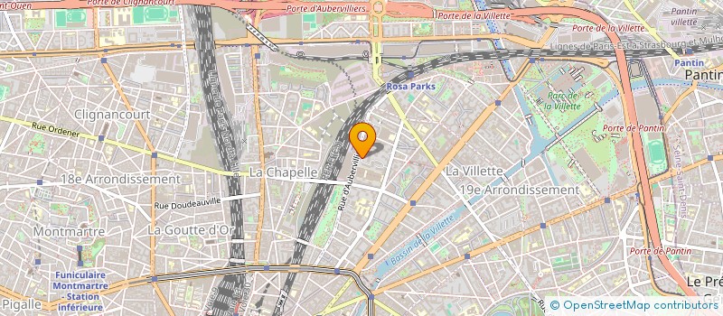 localisation de l'entreprise COPR 31 33 35 VILLA CURIAL 75019 PARIS  PARIS