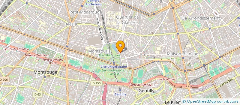 localisation de l'entreprise COPR 31 37 RUE GAZAN 75014 PARIS  PARIS