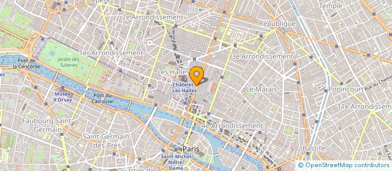 localisation de l'entreprise COPR 31 BD DE SEBASTOPOL 75001 PARIS  PARIS