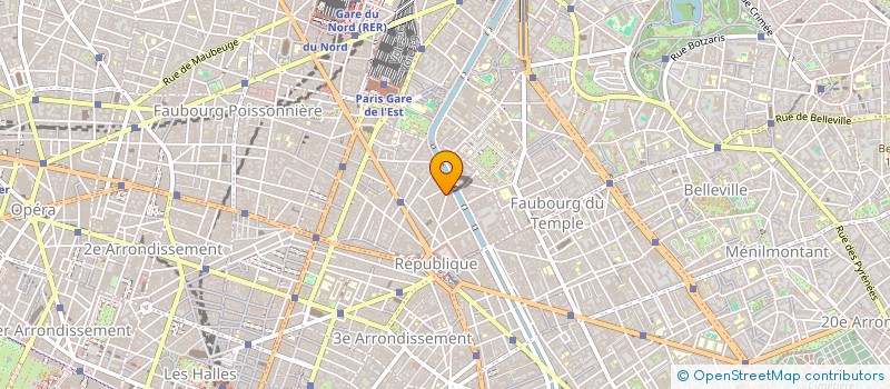 localisation de l'entreprise COPR 31 RUE BEAUREPAIRE 75010 PARIS  PARIS