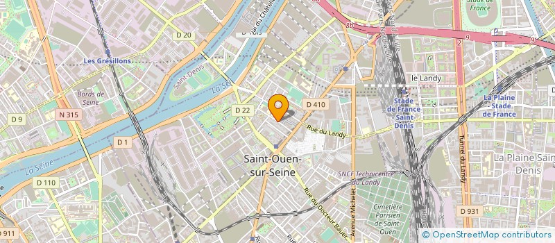 localisation de l'entreprise COPR 31 RUE DU DOCTEUR LEONCE BASSET 93400 SAINT OUEN à SAINT-OUEN-SUR-SEINE