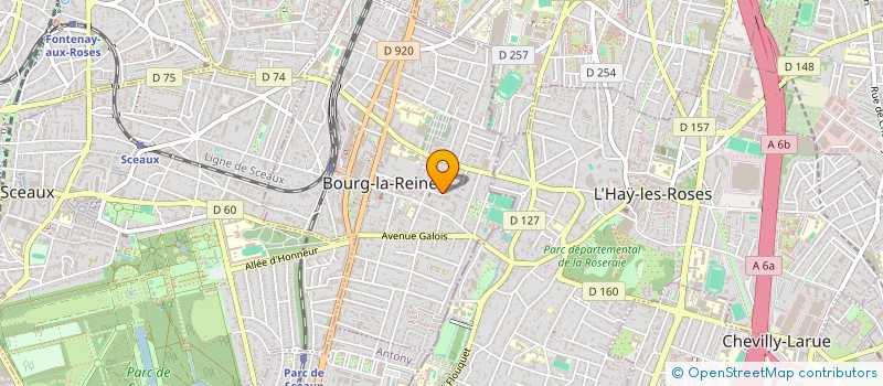 localisation de l'entreprise COPR 31 RUE RAVON  RESIDENCE CHARLES PEGUY à BOURG-LA-REINE