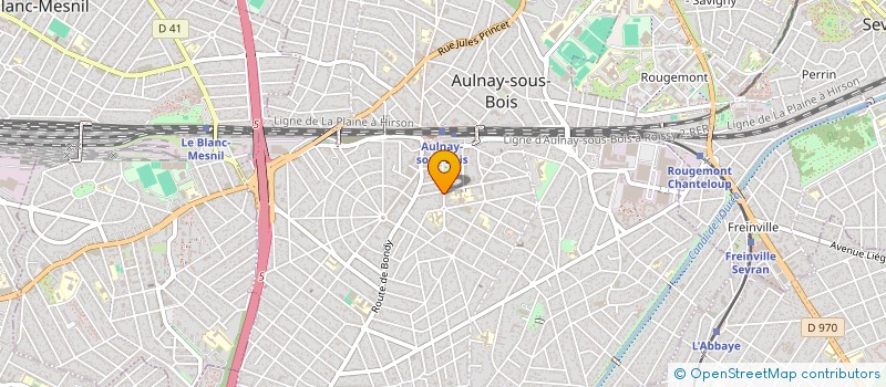 localisation de l'entreprise COPR 32 AV DUMONT 93600 AULNAY SOUS BOIS à AULNAY-SOUS-BOIS